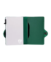 Rfid Pop Up Wallet for Women – Slim Minimalist Credit Card Holder (4-6 Capacity) Aluminum Metal Case with Blocking Security