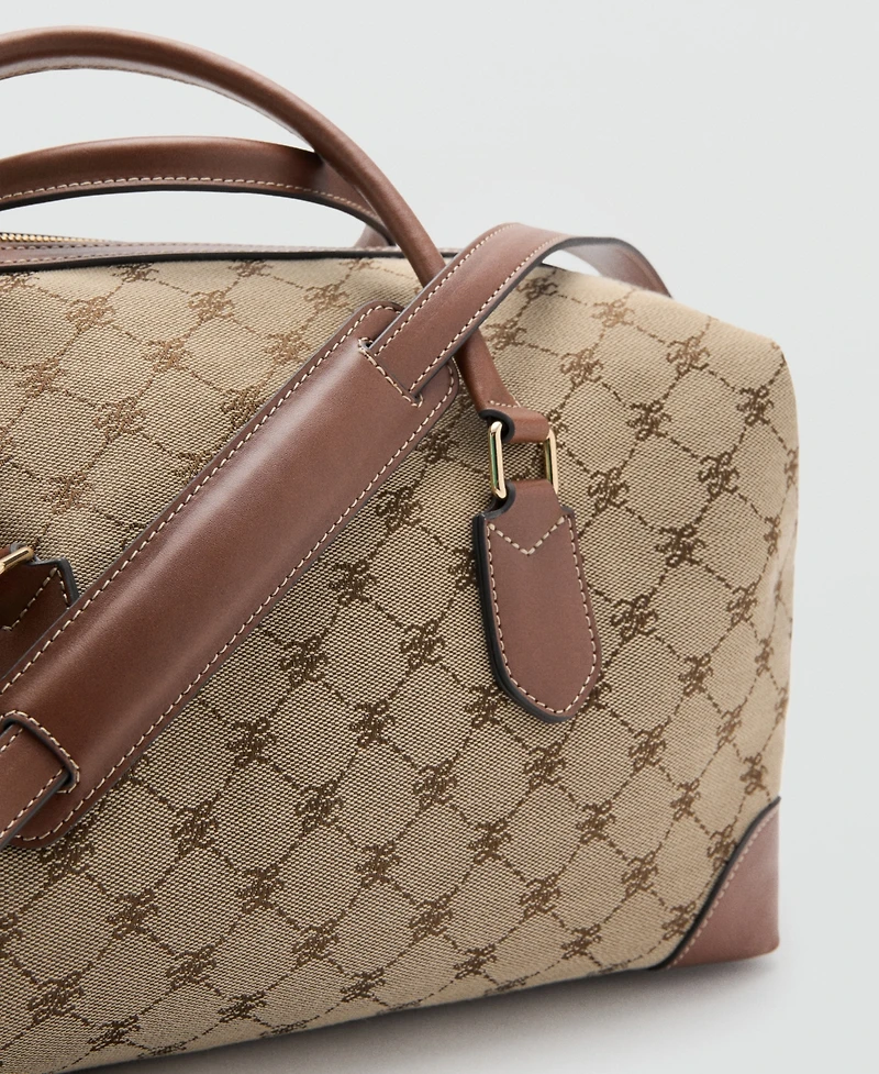 Mango Women's Logo-Print Bowling Bag