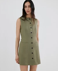 Mango Women's Short Buttoned Dress