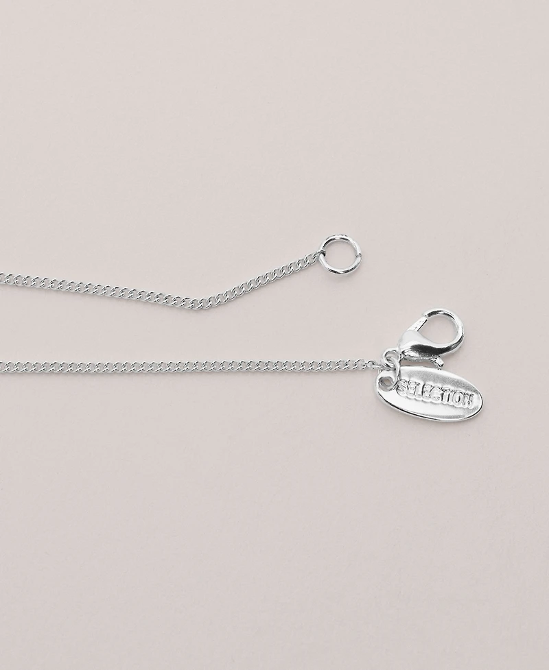Mango Women's Metallic Locket Pendant Necklace