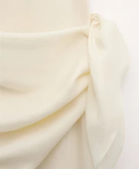 Mango Women's Matching Scarf Lyocell Dress