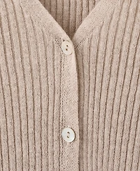 Mango Women's Ruffle Knit Cardigan