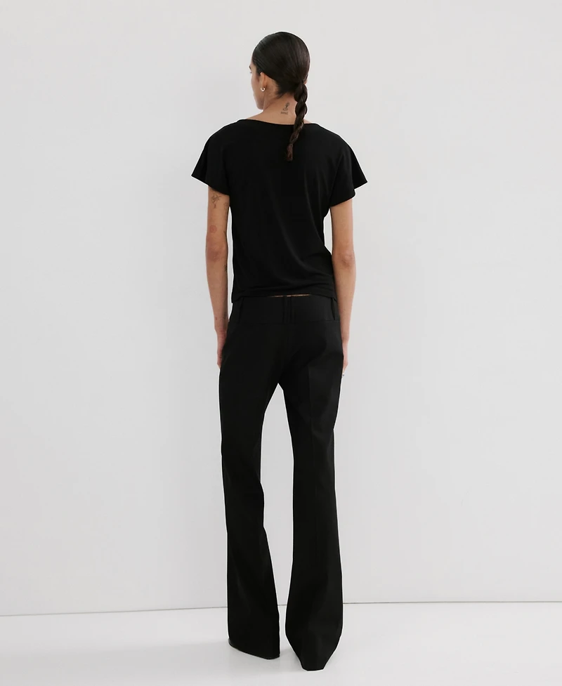 Mango Women's Metal Detail T-Shirt