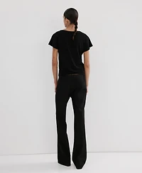 Mango Women's Metal Detail T-Shirt