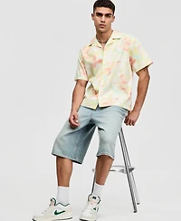 Mode of One Men's Relaxed-Fit Floral Short-Sleeve Shirt, Macy's Exclusive