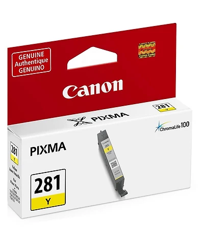 Canon Cli-281 Yellow Ink Tank for Select Pixma Tr, Ts Series Printers - 5.6ml