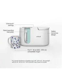 Cricut Mug Press Heat Press Machine with 12 Mugs Bundle
