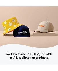 Cricut Hat Press Heat Press Machine with 12 Hats