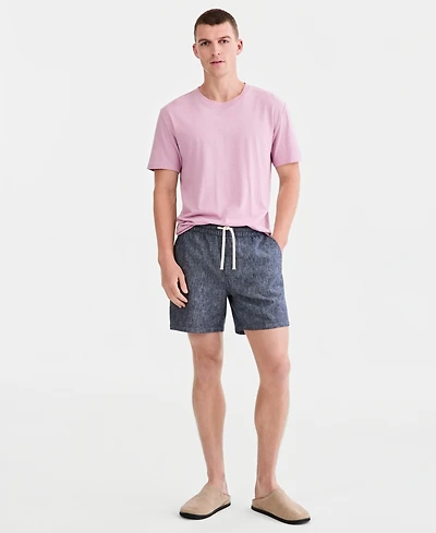 Sun + Stone Men's Linen Blend 6" Pull-On Shorts, Macy's Exclusive