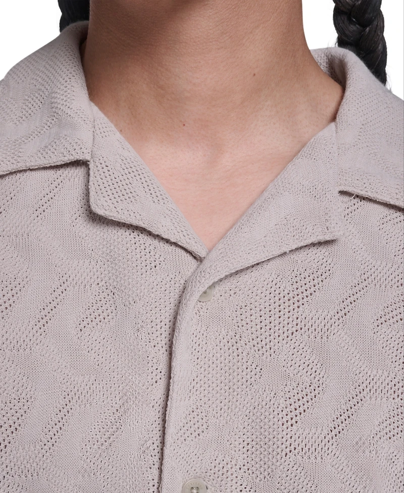 Converse Men's Regular-Fit Short-Sleeve Collared Shirt