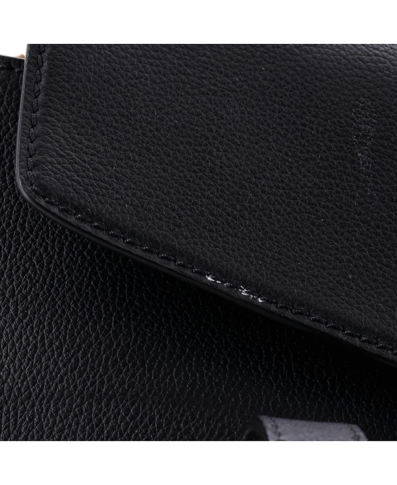 Pre-Owned Versace Medium La Medusa Flap Tote Leather