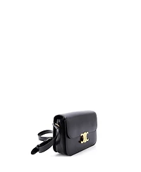 Pre-Owned Celine Triomphe Shoulder Bag Smooth Calfskin