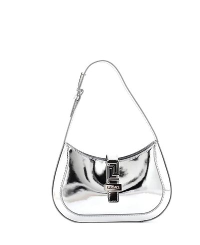 Pre-Owned Versace Small Greca Goddess Hobo Bag Leather