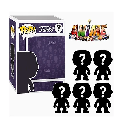 Funko Pack of 5 Surprise Mystery Anime Pop! Randomly Selected