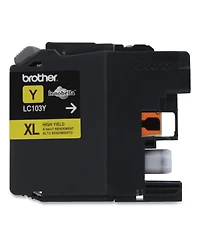Brother High Yield Yellow Ink Cartridge, 600 Pages Yield