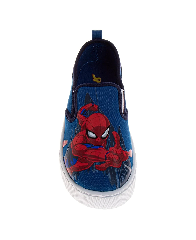 Spider-Man Little Boys Marvel City Guardian Slip On Canvas Shoes