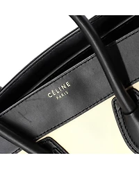 Pre-Owned Celine Micro Tricolor Luggage Bag Leather