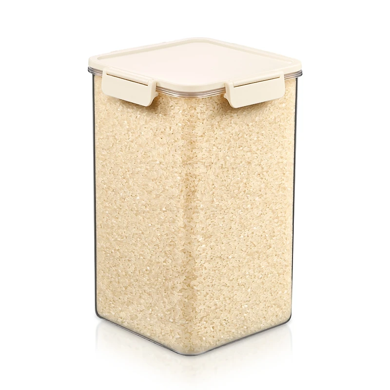 Sorbus 4500ml/158.73oz Clear Stackable Airtight Food Storage Container for Pantry, Rice, Pasta, Cereal and More