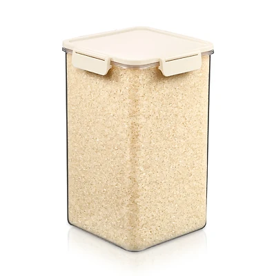 Sorbus 4500ml/158.73oz Clear Stackable Airtight Food Storage Container for Pantry, Rice, Pasta, Cereal and More