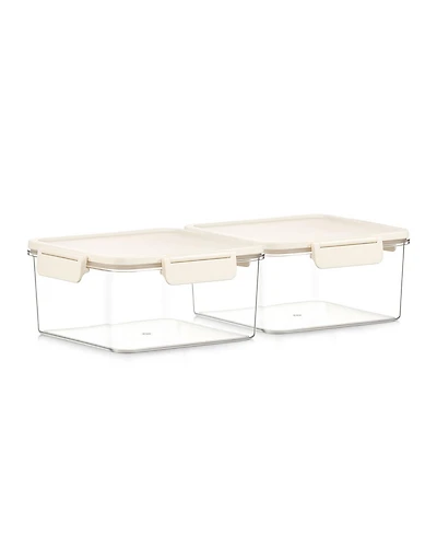 Sorbus Pack Airtight Food Storage Container – Clear Stackable Canister for Pantry, Rice, Pasta