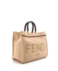 Pre-Owned Fendi Medium Sunshine Shopper Tote Canvas