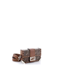 Pre-Owned Fendi Mini Baguette Trunk Bag Zucca Coated Canvas