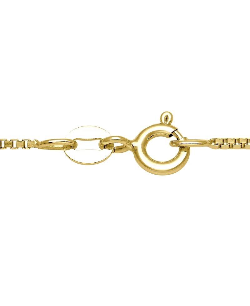 Macy's Black Onyx Necklace 14k Gold over Sterling Silver (Also Available Green Jade)
