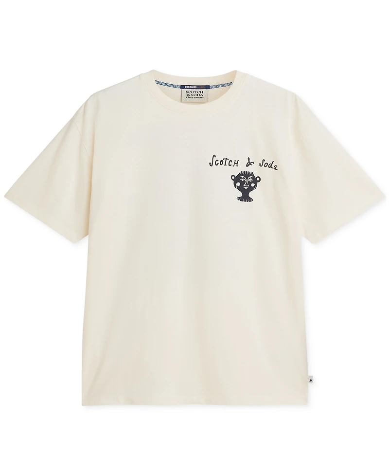 Scotch & Soda Men's Short-Sleeve Crewneck Cotton T-Shirt