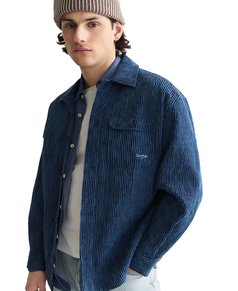 Scotch & Soda Men's Regular-Fit Long-Sleeve Collared Overshirt