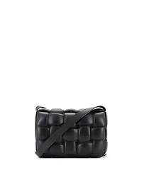 Pre-Owned Bottega Veneta Cassette Crossbody Bag Padded Maxi Intrecciato Leather