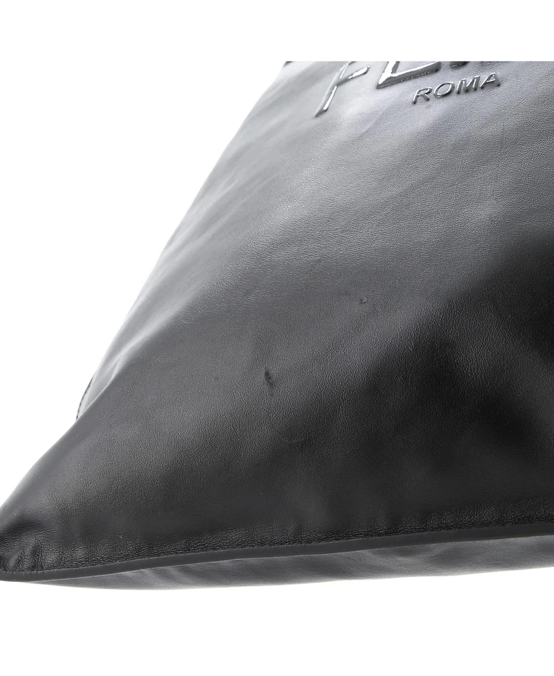 Pre-Owned Fendi Tall Pack Flat Shopper Tote Leather