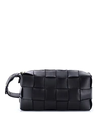 Pre-Owned Bottega Veneta Brick Cassette Shoulder Bag Maxi Intrecciato Leather