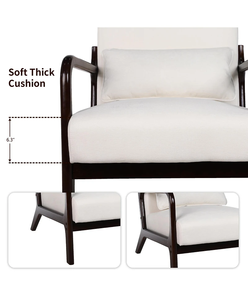 Rainsken Mid Century Modern Accent Chair