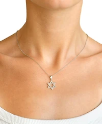 Anzie Dew Drop Star of David Charm