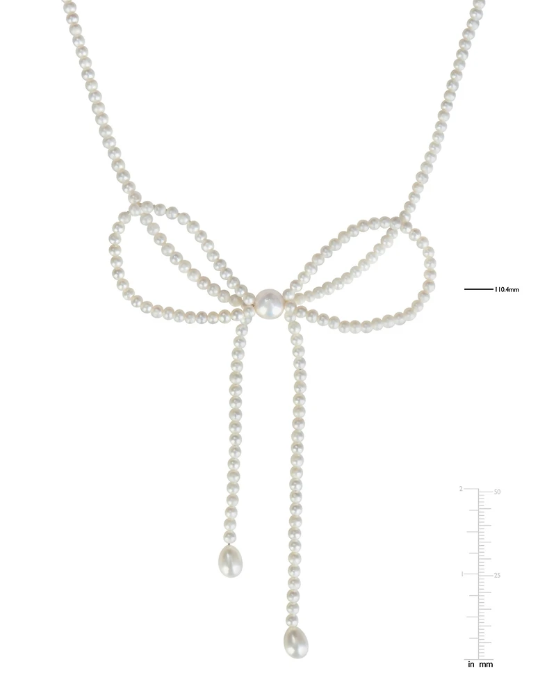 Macy's Cultured Freshwater Pearl Necklace in Sterling Silver