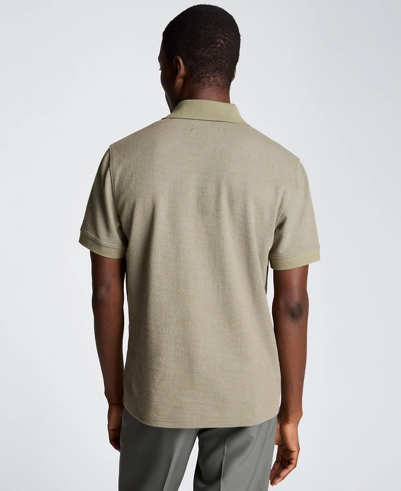 Kenneth Cole Men's Short-Sleeve Slim Fit Polo T-Shirt