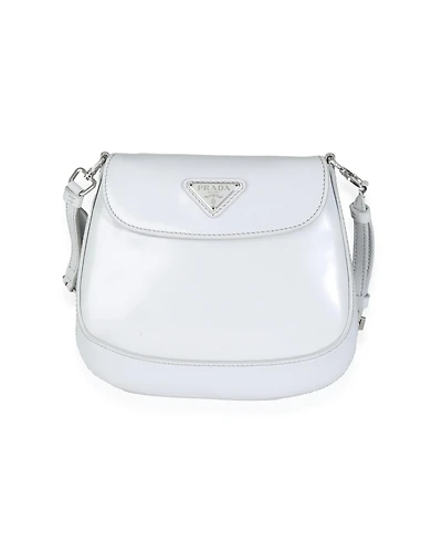Pre-Owned Prada Cornflower Brushed Leather Mini Cleo