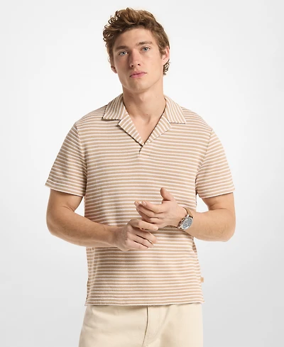 Michael Kors Men's Regular-Fit Striped Polo Shirt