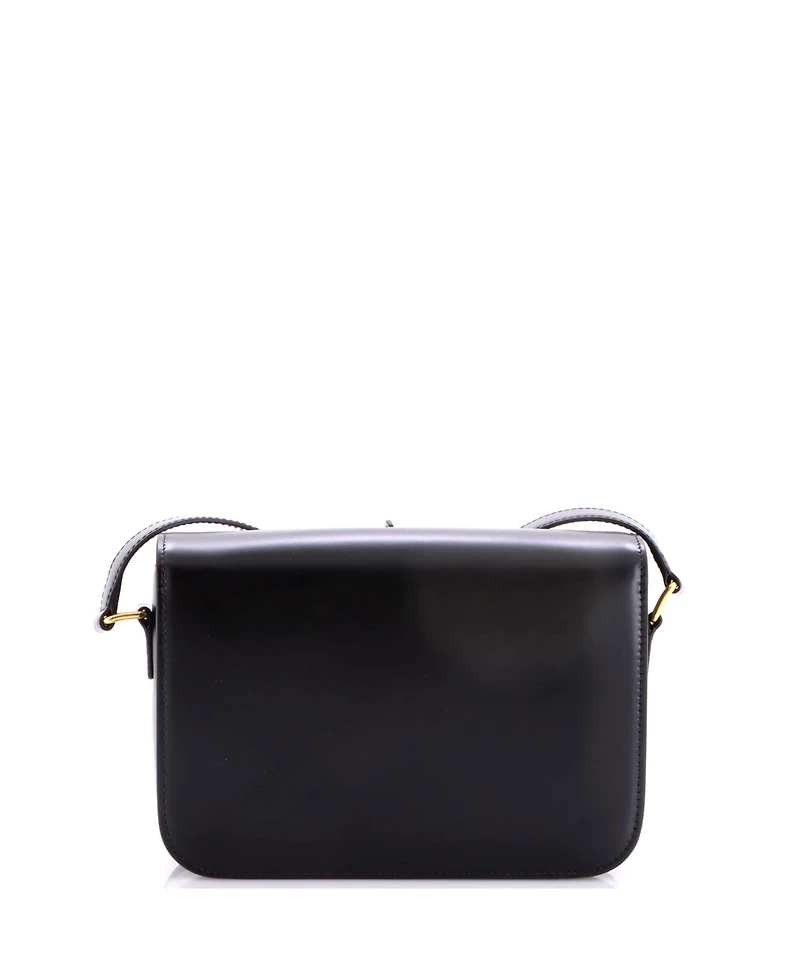 Pre-Owned Celine Medium Triomphe Shoulder Bag Smooth Calfskin