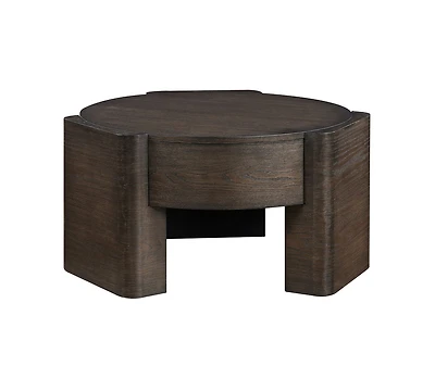 Ember 32.5" Wood Round Coffee Table