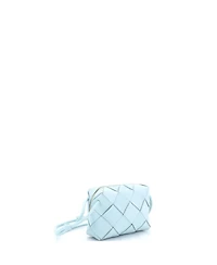 Pre-Owned Bottega Veneta Small Cassette Camera Crossbody Bag Maxi Intrecciato Leather