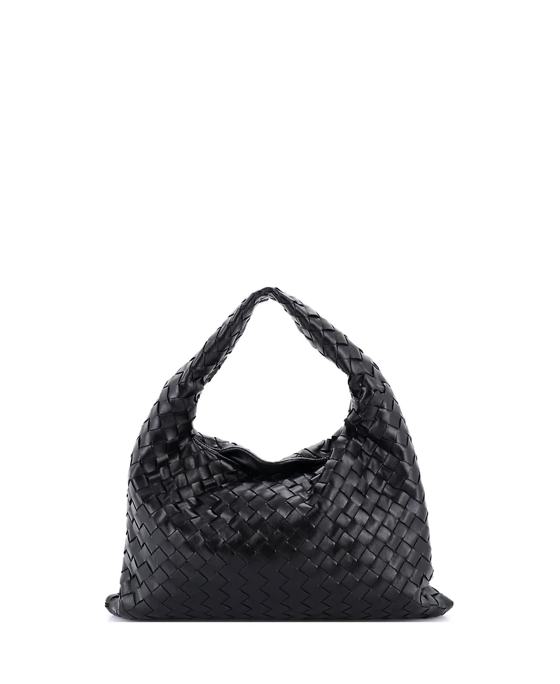 Pre-Owned Bottega Veneta Small Hop Hobo Intrecciato Leather
