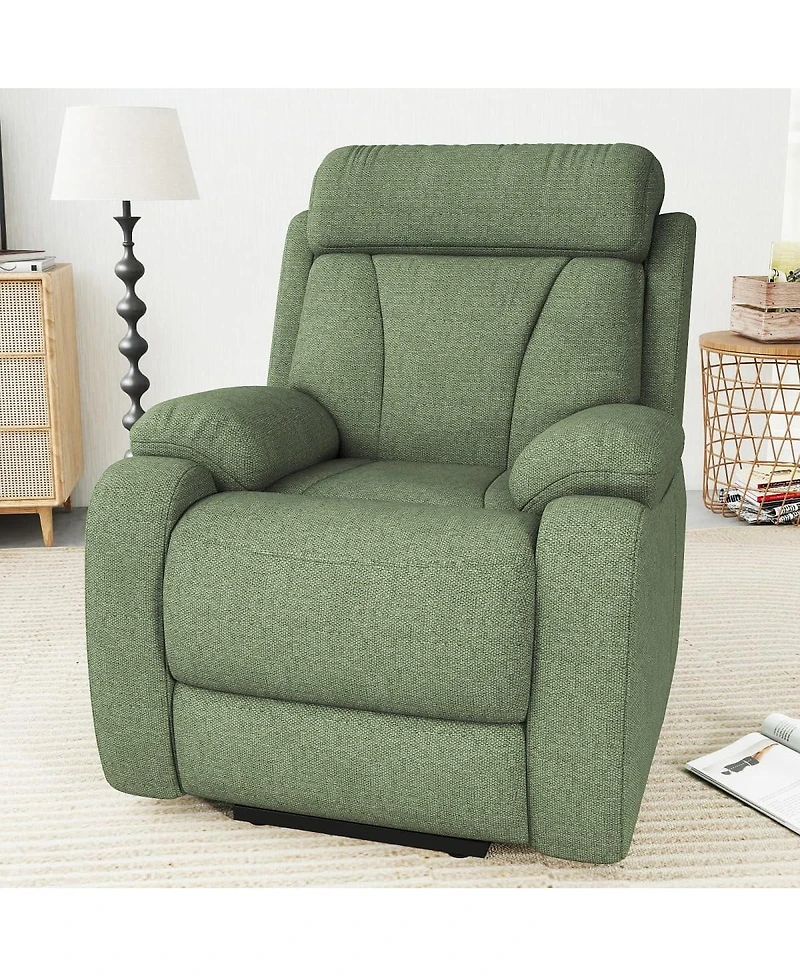 Maison Boucle Snowflake Velvet Lift Chair for Seniors with Remote Control, Electric Recliner Sofa for Elderly, Soft Fabric Power Chair