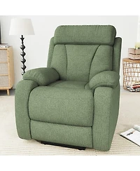 Maison Boucle Snowflake Velvet Lift Chair for Seniors with Remote Control, Electric Recliner Sofa for Elderly, Soft Fabric Power Chair