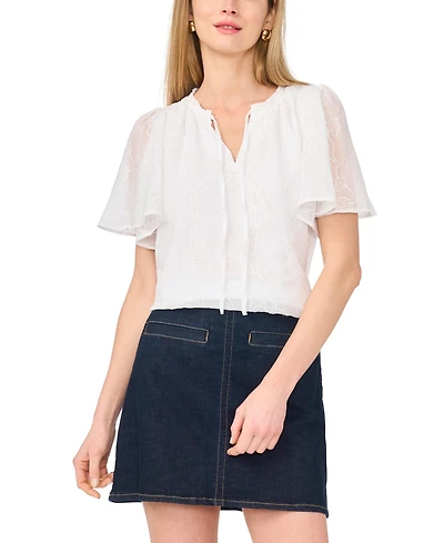 Vince Camuto Women's Tie-Neck Princess-Sleeve Blouse