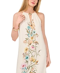 Vince Camuto Women's High-Neck Flowy Maxi Dress