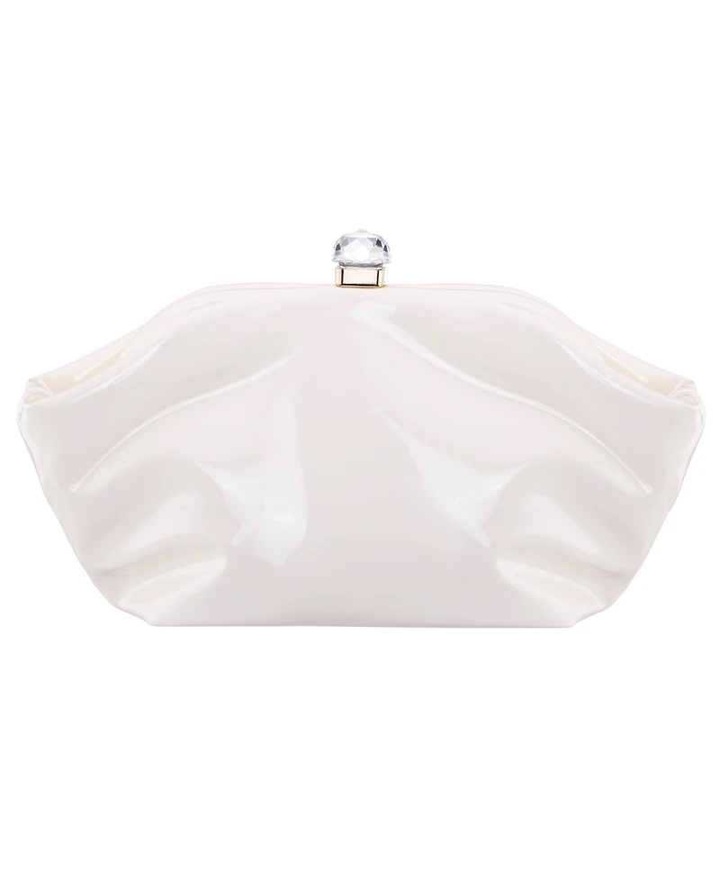 Nina Lyric Soft Metallic Small Clutch Handbag