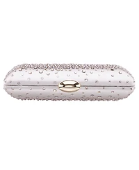 Nina Crystal Scatter Pattern Minaudiere Small Clutch Handbag