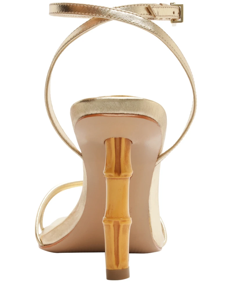 Schutz Women's Haven Bamboo Stiletto Heel Sandals