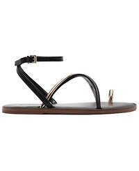 Schutz Women's Valeria Round Toe Flat Sandals